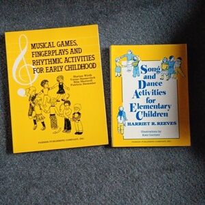 Song and activity books for early childhood.  2 books